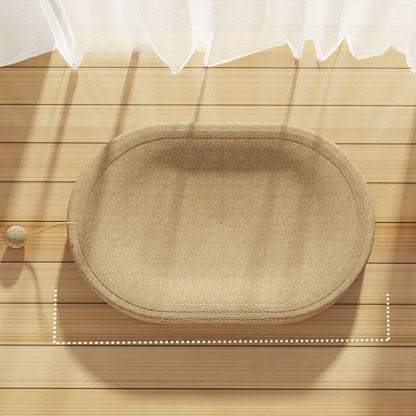 Ivory Cat Scratching Board and Bed Combo-4