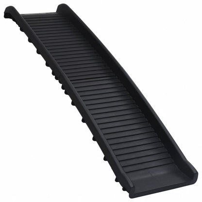 NNEVL Folding Dog Ramp Black 155.5x40x15.5 cm-1