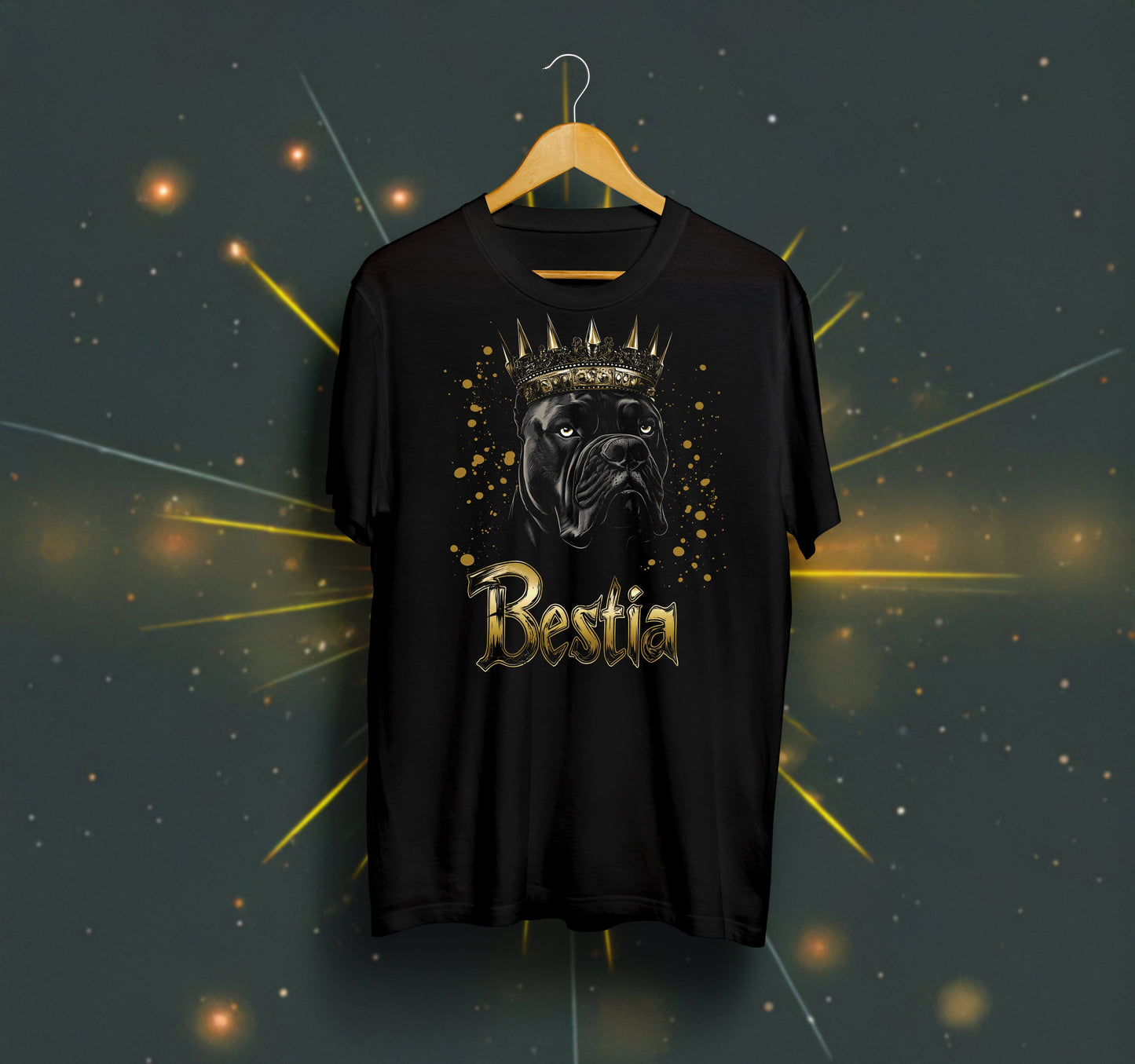 Cane Corso T-shirt Black V4-0