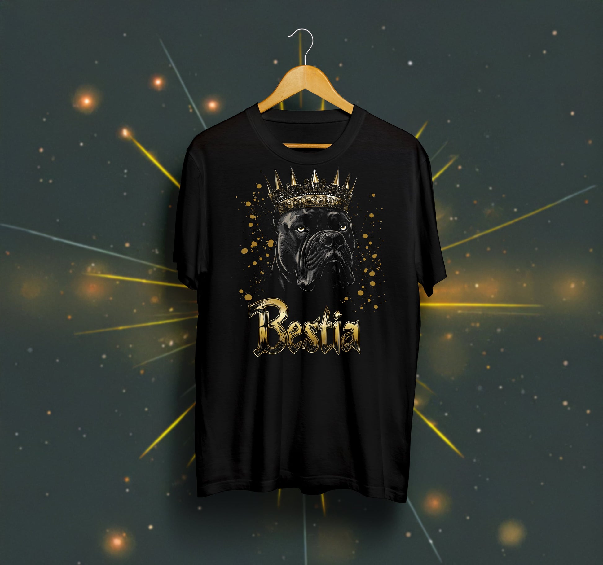 Cane Corso T-shirt Black V4-0