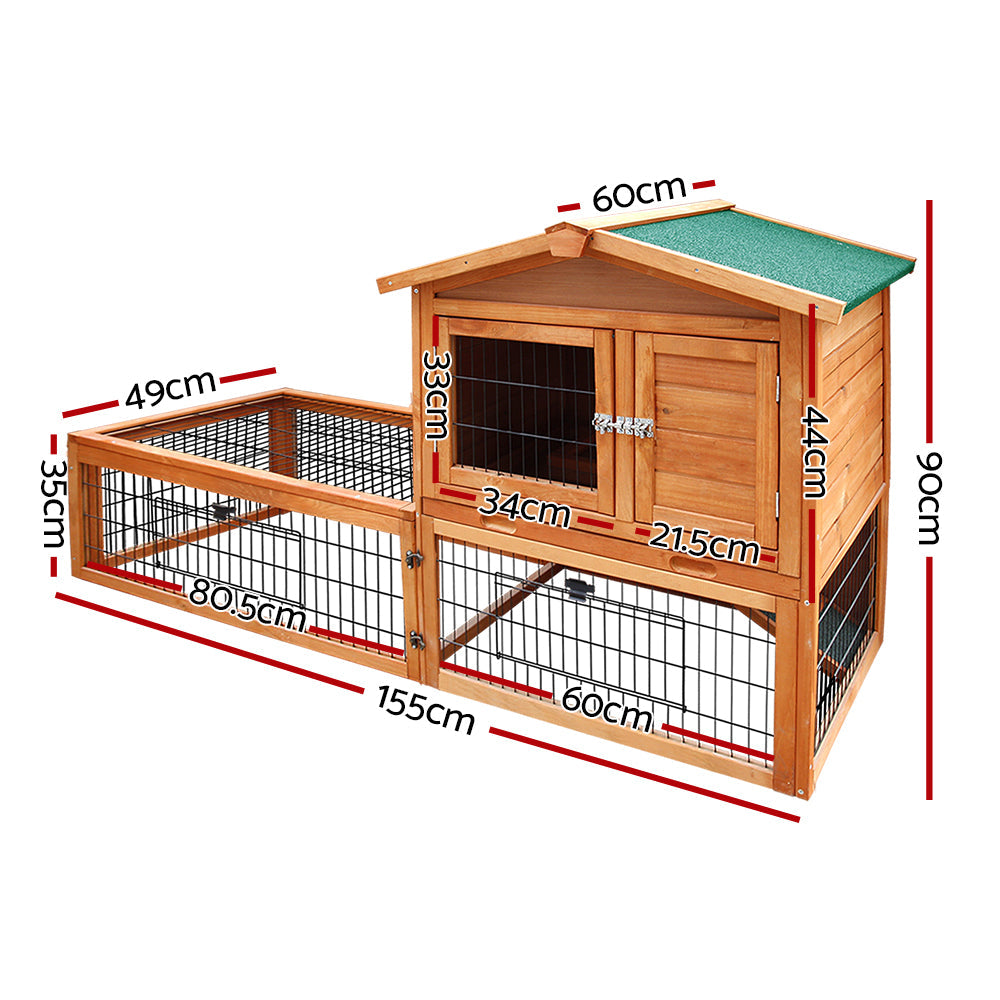 NNEDSZ155cm Tall Wooden Pet Coop-1