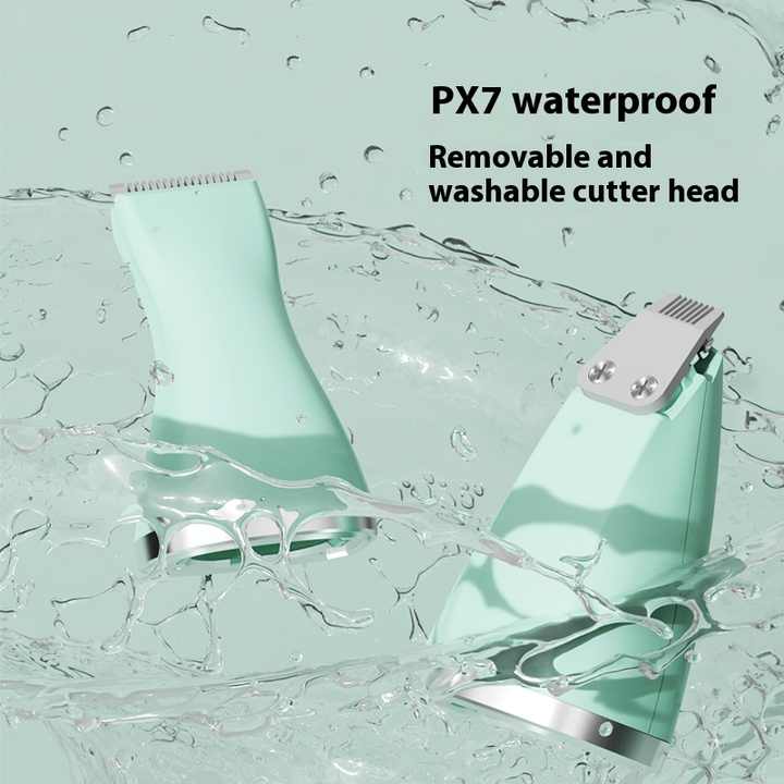 NNEDSZ Light Green 4-in-1 Pet Grooming Electric Clippers - Professional Rechargeable Trimmer for Dogs & Cats, Paw, Fur, Nail, and Ear Care | Compact Design,-3